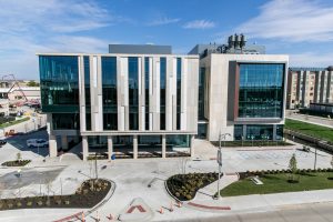 A photo of the Roy Blunt NextGen Precision Health building