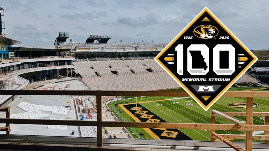 Construction progress on Memorial Stadium