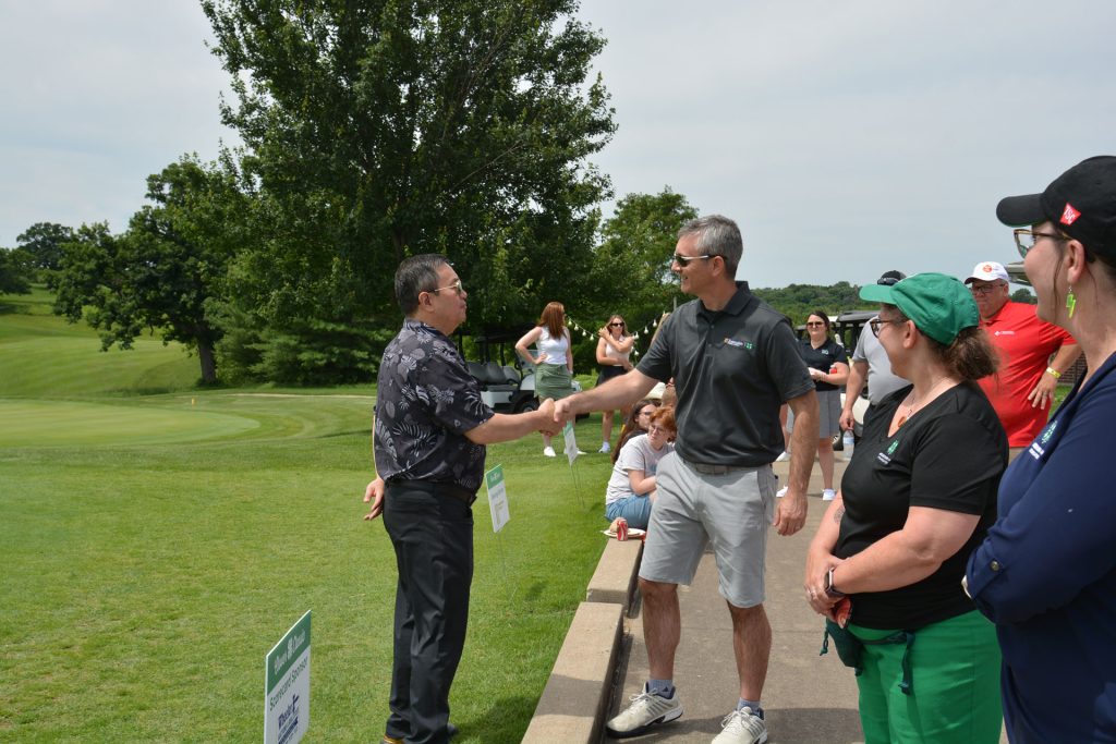 Tim Tanner and President Choi
